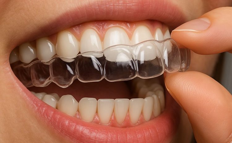 girl wearing clear aligners (4)
