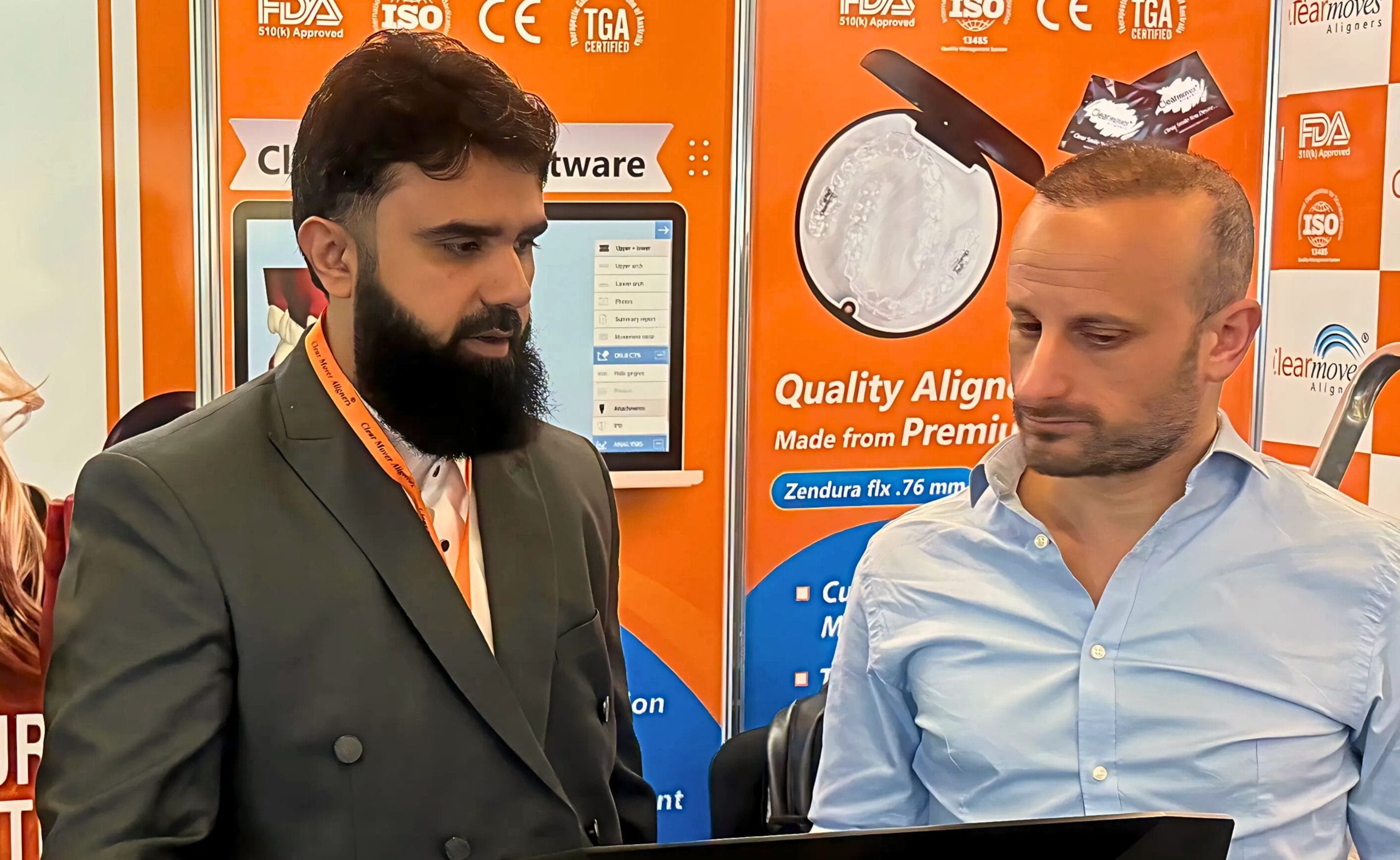 Clear aligners on display at IDS Cologne 2025 in Germany