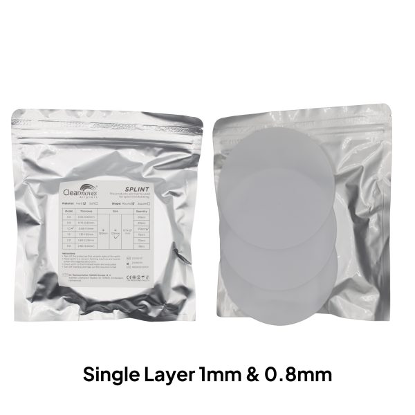Single Layer Thermoforming Splint Sheets – 1mm & 0.8mm