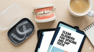 clear aligners for spacing and teeth gap