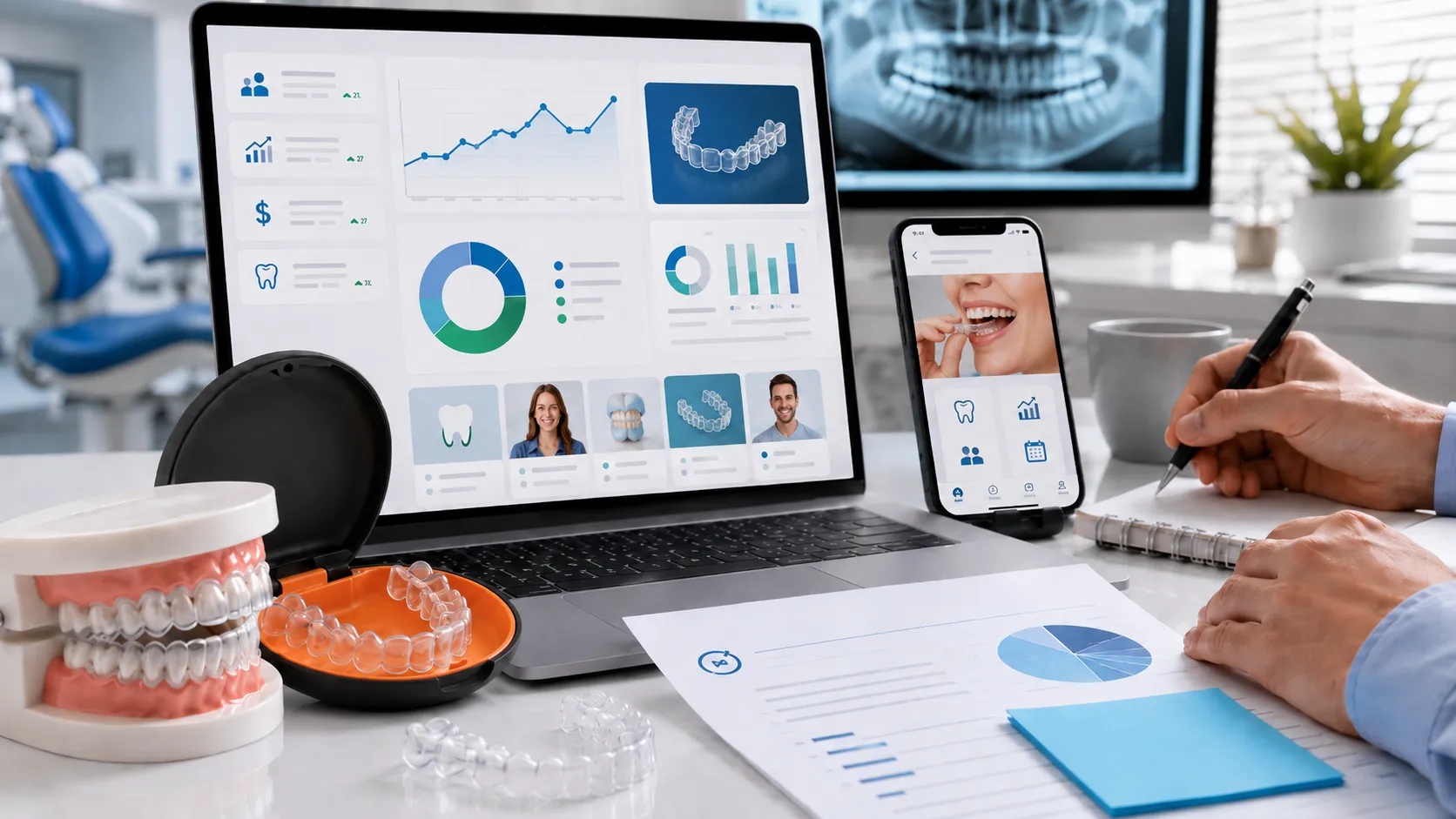 Learn how to market clear aligners